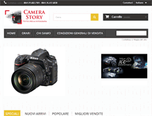 Tablet Screenshot of camera-story.com